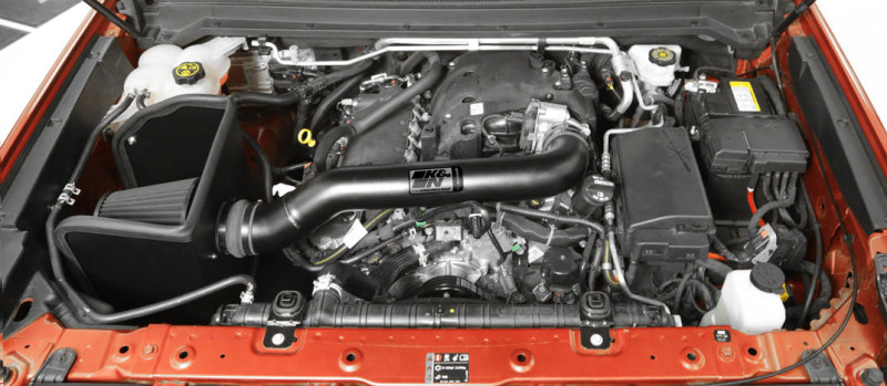 Chevrolet Colorado Performance Air Intake - K&N Engineering - Blackhawk - Black - `17-`18